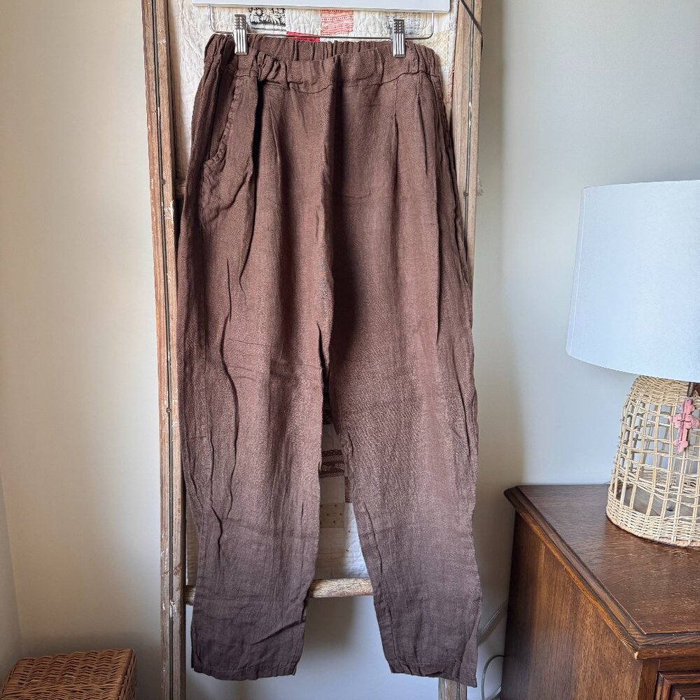 Civico 51 Linen Pull-on Pants